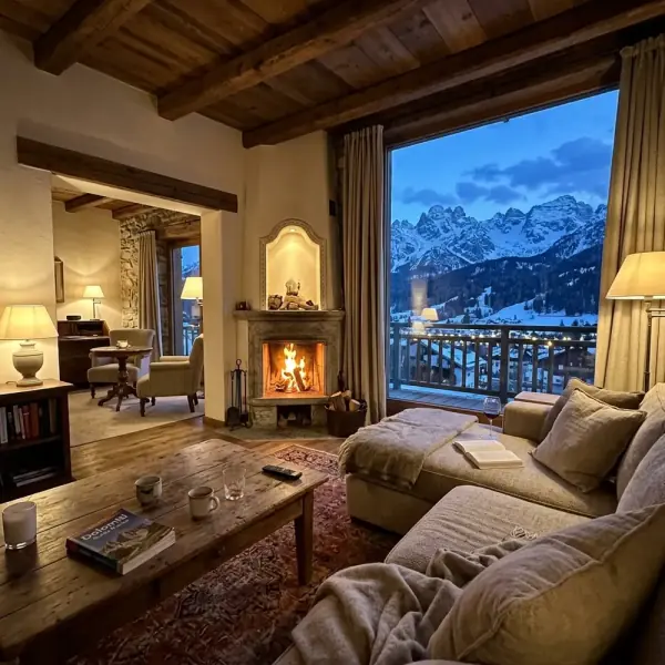 Cranbourn Junior Suite with private living lounge and bar